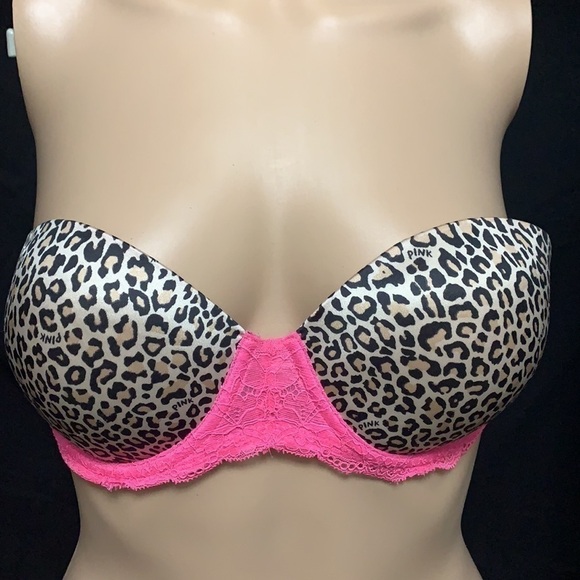 𝅺pink Victoria’s Secret multi way push up bra - Picture 1 of 5